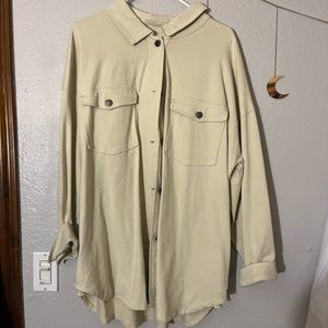 cream shacket
